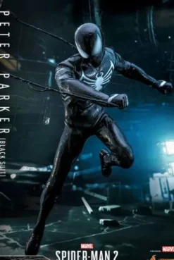 Spider-Man 2 Figura Video Game Masterpiece 1/6 Peter Parker (Black Suit) 30 cm