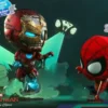 Spider-Man: lejos de casa Minifiguras Cosbaby (S) Mysterio’s Iron Man Illusion & Spider-Man 10 cm