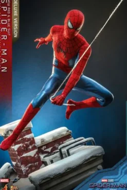 Spider-Man: No Way Home Figura Movie Masterpiece 1/6 Spider-Man (New Red and Blue Suit) (Deluxe Version) 28 cm