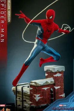 Spider-Man: No Way Home Figura Movie Masterpiece 1/6 Spider-Man (New Red and Blue Suit) (Deluxe Version) 28 cm
