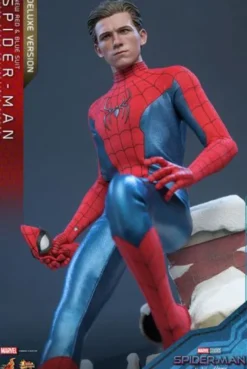 Spider-Man: No Way Home Figura Movie Masterpiece 1/6 Spider-Man (New Red and Blue Suit) (Deluxe Version) 28 cm