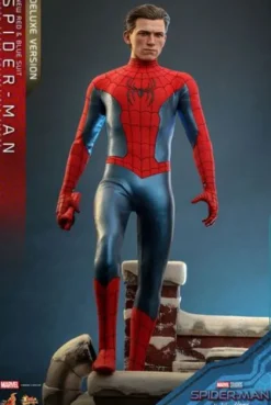 Spider-Man: No Way Home Figura Movie Masterpiece 1/6 Spider-Man (New Red and Blue Suit) (Deluxe Version) 28 cm