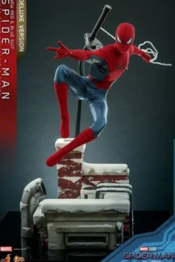 Spider-Man: No Way Home Figura Movie Masterpiece 1/6 Spider-Man (New Red and Blue Suit) (Deluxe Version) 28 cm