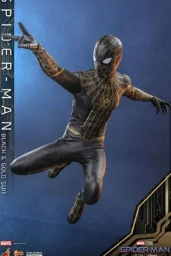 Spider-Man: Sin camino a casa Figura Movie Masterpiece 1/6 Spider-Man (Black & Gold Suit) 30 cm