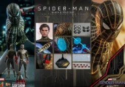 Spider-Man: Sin camino a casa Figura Movie Masterpiece 1/6 Spider-Man (Black & Gold Suit) 30 cm