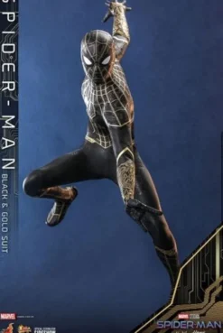 Spider-Man: Sin camino a casa Figura Movie Masterpiece 1/6 Spider-Man (Black & Gold Suit) 30 cm