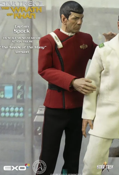 Star Trek: La ira de Khan Figura 1/6 Captain Spock Needs of the Many Version 30 cm