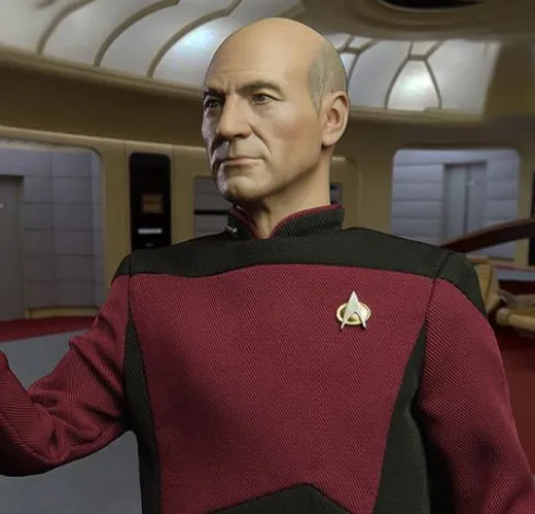 Star Trek: The Next Generation Figura 1/6 Captain Jean-Luc Picard (Essential Duty Uniform)