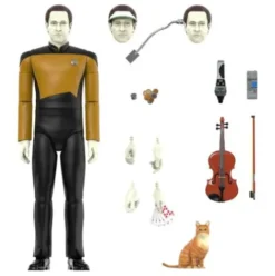 Star Trek: The Next Generation Figura Ultimates Lieutenant Commander Data 18 cm