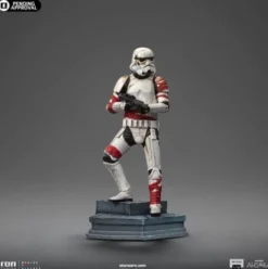 Star Wars Ahsoka Estatua 1/10 Art Scale Night Trooper 21 cm