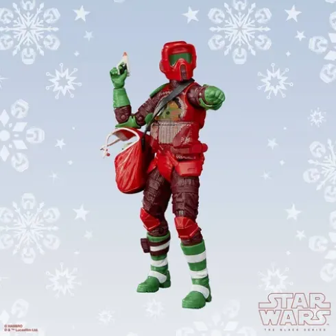 Star Wars Black Series Figura Scout Trooper (Holiday Edition)
