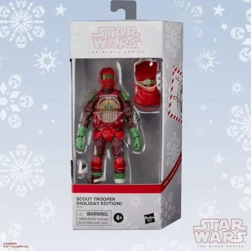 Star Wars Black Series Figura Scout Trooper (Holiday Edition)