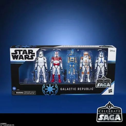 Star Wars Celebrate the Saga Pack de 5 Figuras Galactic Republic 10 cm