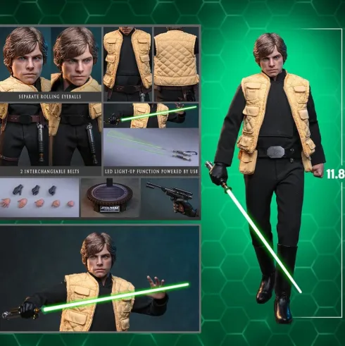 Star Wars Comic Masterpiece Figura 1/6 Luke Skywalker (Shadows Of The Empire) (Hot Toys Exclusive) 28 cm