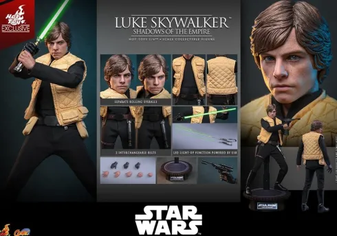 Star Wars Comic Masterpiece Figura 1/6 Luke Skywalker (Shadows Of The Empire) (Hot Toys Exclusive) 28 cm