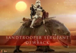 Star Wars Episode IV Pack de 2 Figuras 1/6 Sandtrooper Sergeant & Dewback 30 cm