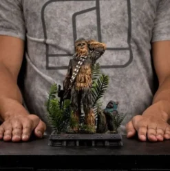 Star Wars Episode VI Art Scale Statue 1/10 Chewbacca and Tokkat 22 cm