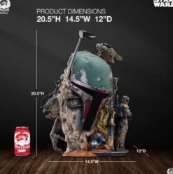 Star Wars: Episodio V – El Imperio contraataca Busto Fine Art Boba Fett Deluxe Edition 50 cm