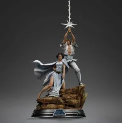 Star Wars Estatua 1/10 Deluxe Art Scale Luke and Leia 41 cm