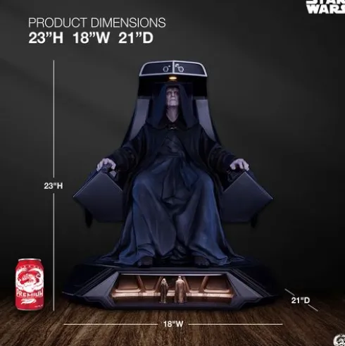 Star Wars Estatua 1/3 Emperor Palpatine