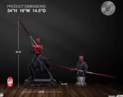Star Wars Estatua Epic Series 1/3 Darth Maul Platinum Exclusive 86 cm