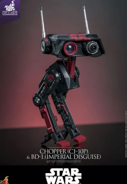 Star Wars Figura 1/6 Chopper (C1-10P™) & BD-1™ (Imperial Disguise)