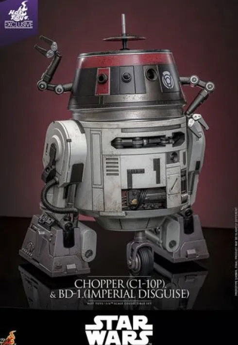Star Wars Figura 1/6 Chopper (C1-10P™) & BD-1™ (Imperial Disguise)