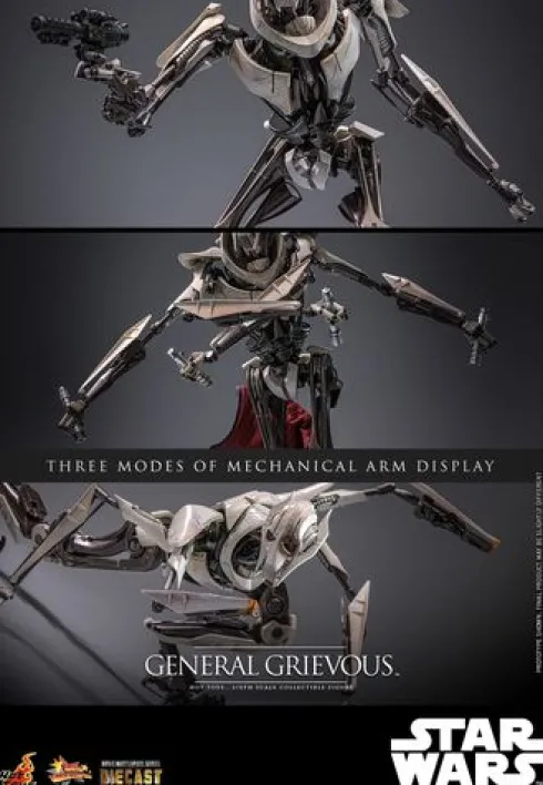 Star Wars Figura Movie Masterpiece 1/6 General Grievous