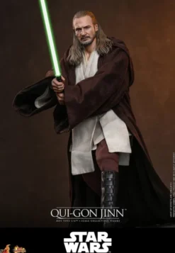 Star Wars: La Amenaza Fantasma Movie Masterpiece Figura 1/6 Qui-Gon Jinn (Artisan Edition) Hot Toys Exclusive 32 cm