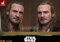 Star Wars: La Amenaza Fantasma Movie Masterpiece Figura 1/6 Qui-Gon Jinn (Artisan Edition) Hot Toys Exclusive 32 cm