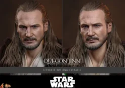 Star Wars: La Amenaza Fantasma Movie Masterpiece Figura 1/6 Qui-Gon Jinn (Artisan Edition) Hot Toys Exclusive 32 cm