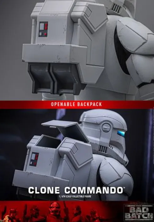 Star Wars: La Remesa Mala Figura 1/6 Clone Commando