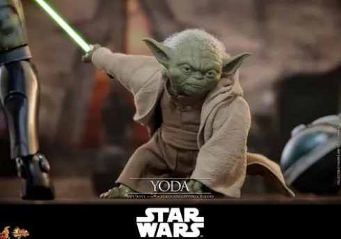 Star Wars: La Venganza de los Sith Movie Masterpiece Figura 1/6 Yoda 14 cm