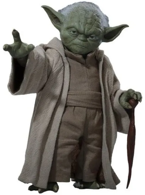 Star Wars: La Venganza de los Sith Movie Masterpiece Figura 1/6 Yoda 14 cm