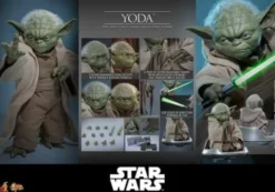 Star Wars: La Venganza de los Sith Movie Masterpiece Figura 1/6 Yoda 14 cm