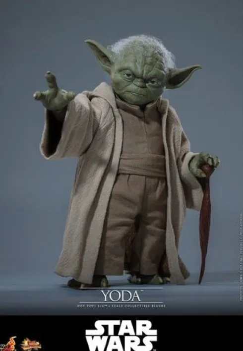 Star Wars: La Venganza de los Sith Movie Masterpiece Figura 1/6 Yoda 14 cm