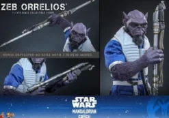 Star Wars Movie Masterpiece Figura 1/6 Zeb Orrelios 33 cm