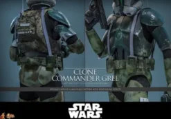 Star Wars Movie Masterpiece Figura 1/6 Clone Commander Gree 30 cm