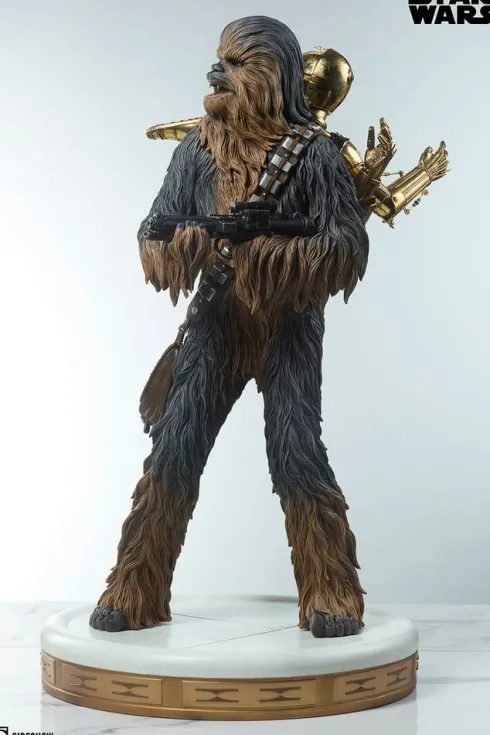 Star Wars Premium Format Estatua Chewbacca and C-3PO 63 cm