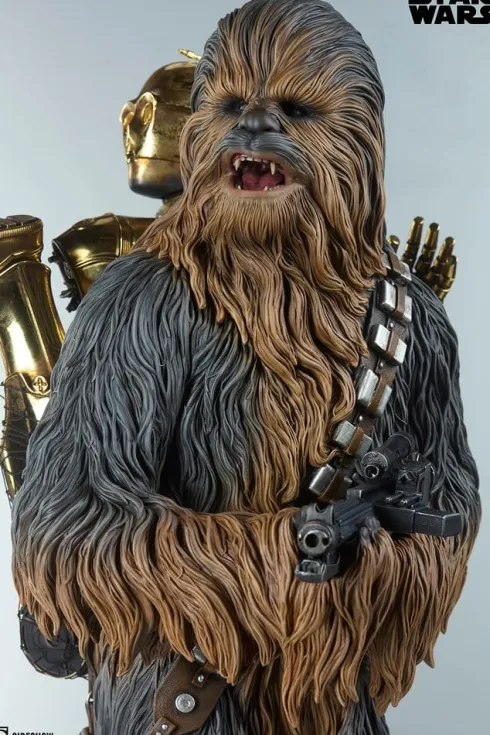 Star Wars Premium Format Estatua Chewbacca and C-3PO 63 cm