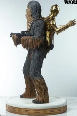 Star Wars Premium Format Estatua Chewbacca and C-3PO 63 cm