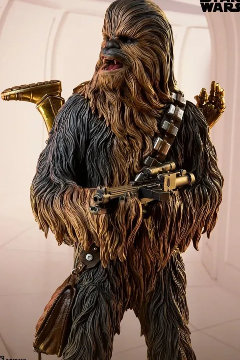 Star Wars Premium Format Estatua Chewbacca and C-3PO 63 cm