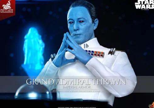 Star Wars: Rebels Television Masterpiece Figura 1/6 Grand Admiral Thrawn (Imperial Armor) Hot Toys Exclusive 32 cm