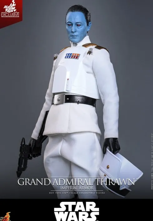 Star Wars: Rebels Television Masterpiece Figura 1/6 Grand Admiral Thrawn (Imperial Armor) Hot Toys Exclusive 32 cm