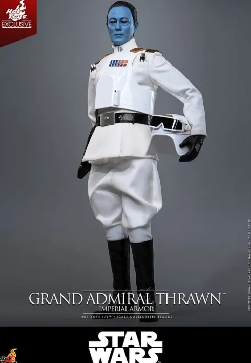 Star Wars: Rebels Television Masterpiece Figura 1/6 Grand Admiral Thrawn (Imperial Armor) Hot Toys Exclusive 32 cm