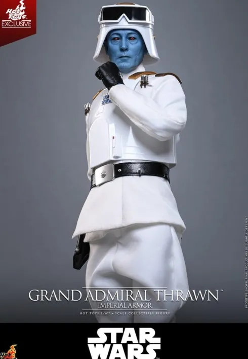 Star Wars: Rebels Television Masterpiece Figura 1/6 Grand Admiral Thrawn (Imperial Armor) Hot Toys Exclusive 32 cm