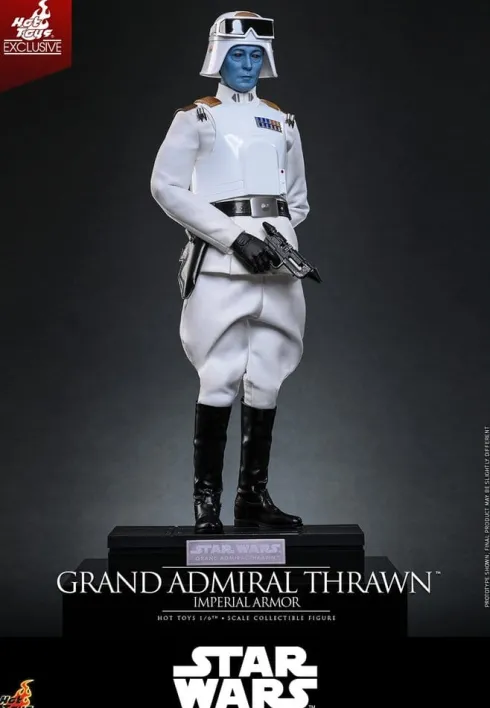 Star Wars: Rebels Television Masterpiece Figura 1/6 Grand Admiral Thrawn (Imperial Armor) Hot Toys Exclusive 32 cm