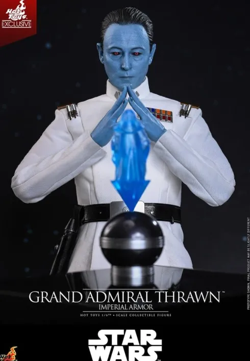 Star Wars: Rebels Television Masterpiece Figura 1/6 Grand Admiral Thrawn (Imperial Armor) Hot Toys Exclusive 32 cm