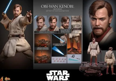 Star Wars Revenge of the Sith Figura Movie Masterpiece 1/6 Obi-Wan Kenobi™ (Mustafar)
