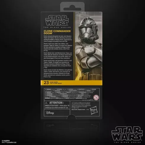 STAR WARS The Black Series Clone Commander Doom